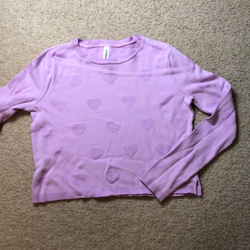 Heart & Peace Sign Longsleeve